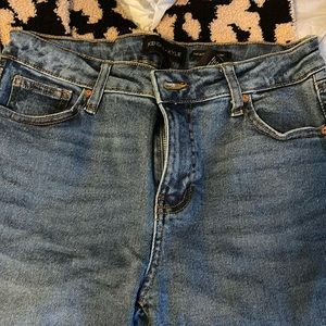 Kendall and Kylie babe jeans dark blue